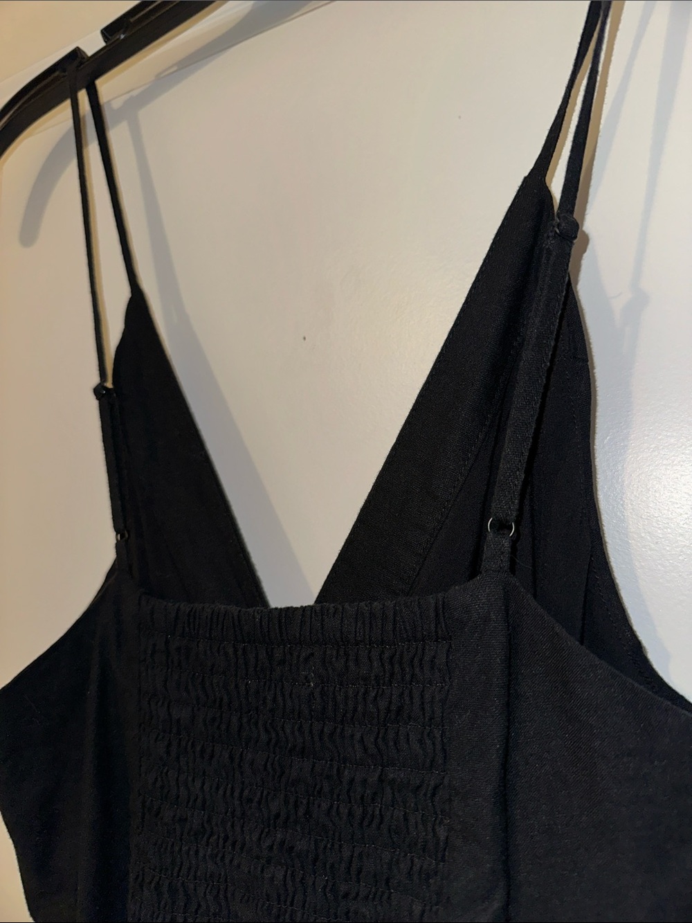 Urban Outfitters Summer Black Strap Maxi Dress With Button Up Front Size Large - Picture 4 of 5